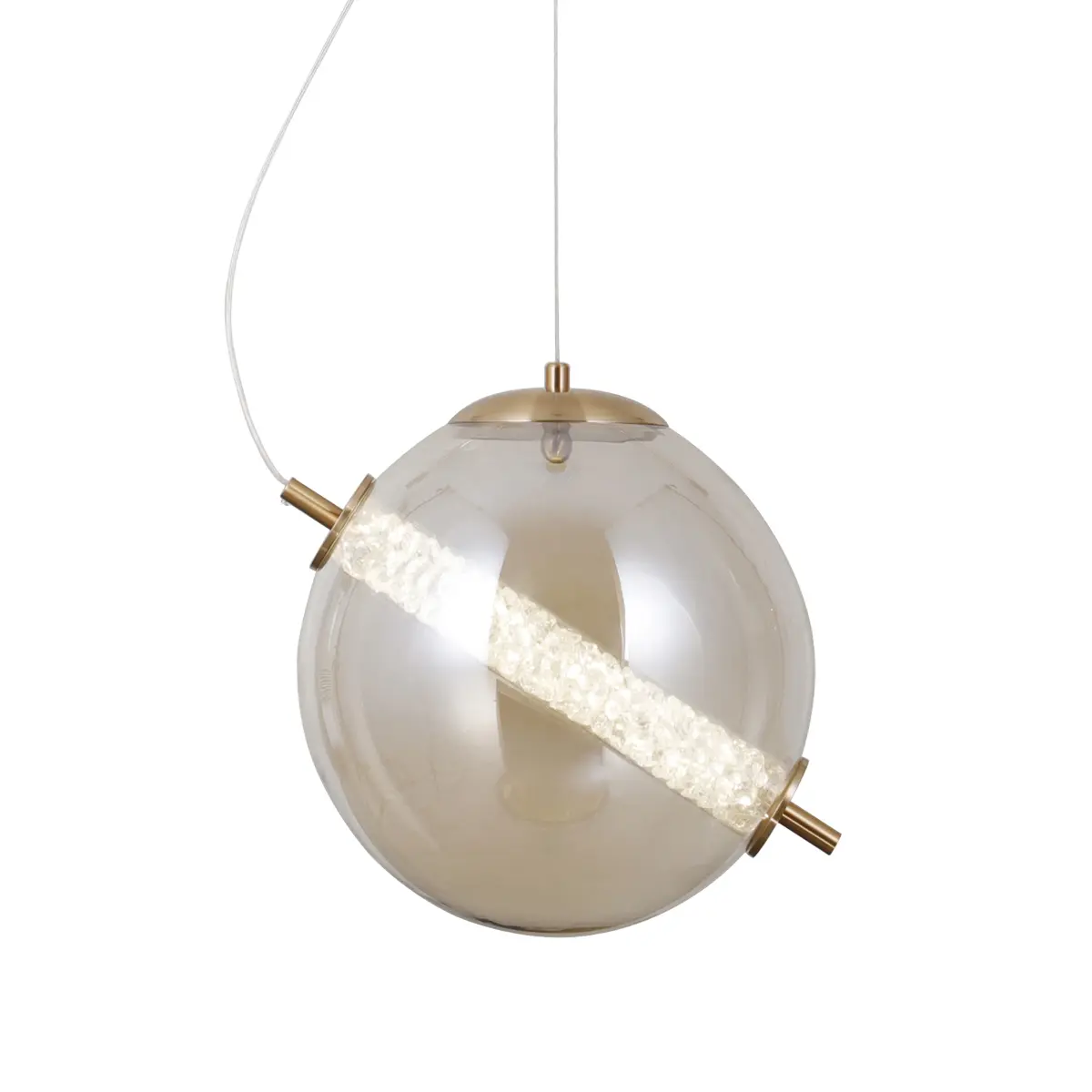 Lampa wisząca Nola PND-34366-HBR-AMB - Italux - obrazek 3
