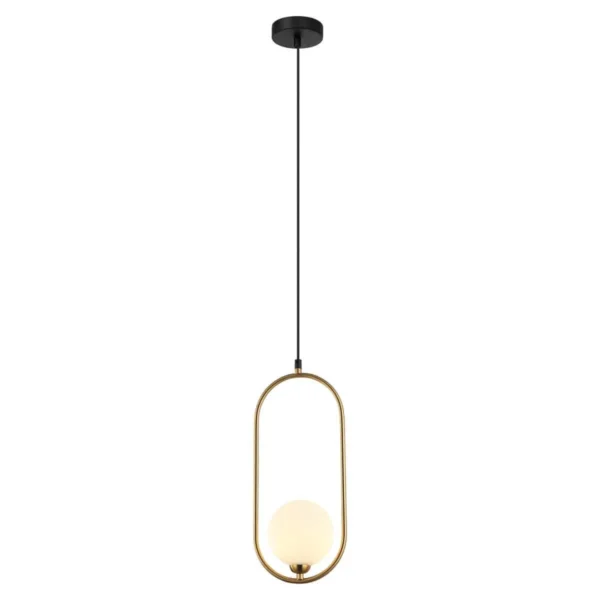 Lampa stylowa wisząca Lupus PND-3965-1-BRO - Italux