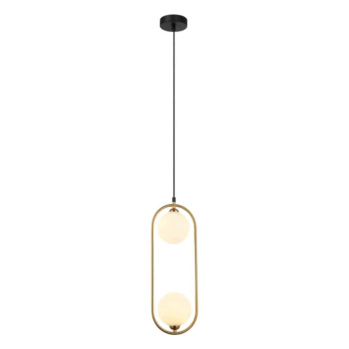 Lampa stylowa wisząca Lupus PND-3965-2-BRO - Italux