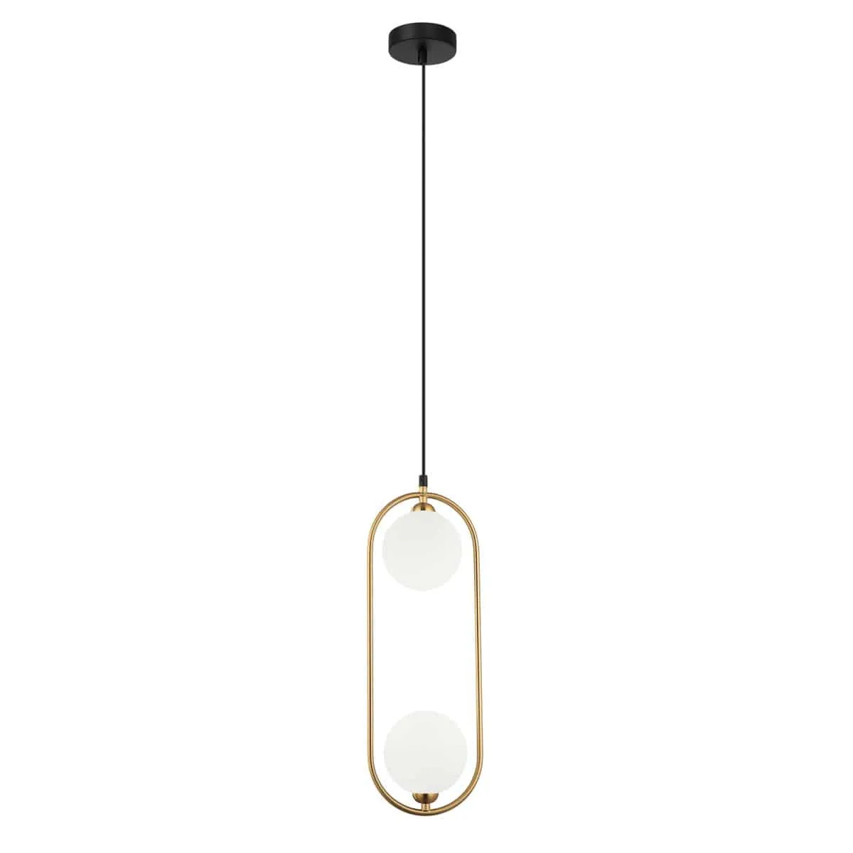 Lampa stylowa wisząca Lupus PND-3965-2-BRO - Italux - obrazek 3