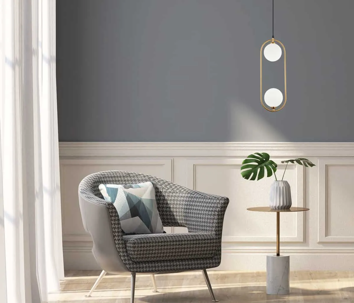 Lampa stylowa wisząca Lupus PND-3965-2-BRO - Italux - obrazek 2