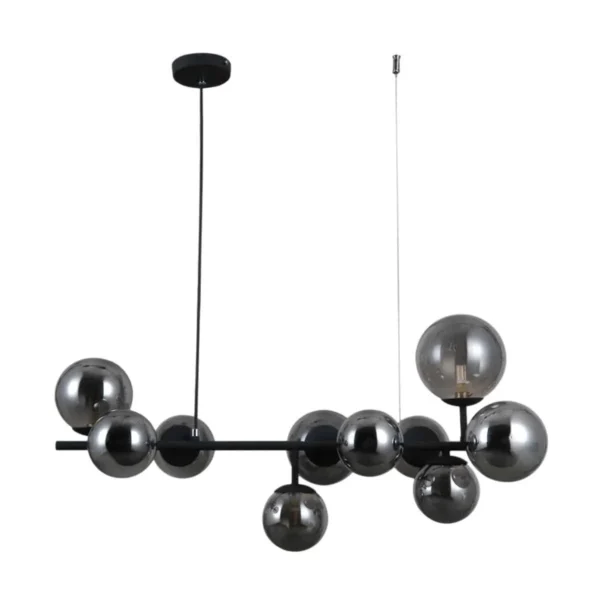 Lampa loft wisząca Frontera PND-40423-10 czarna satynowa – Italux