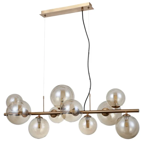 Lampa designerska wisząca Canello PND-406007-10-HBR- Italux