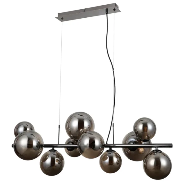 Lampa designerska wisząca Canello PND-406007-10A-BCR- Italux