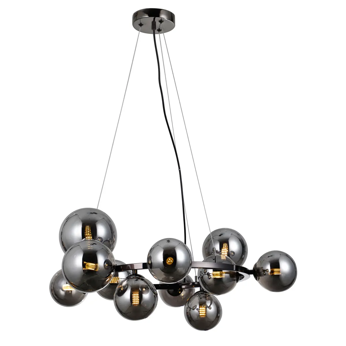 Lampa designerska wisząca Canello PND-406007-11A-BCR- Italux - obrazek 2