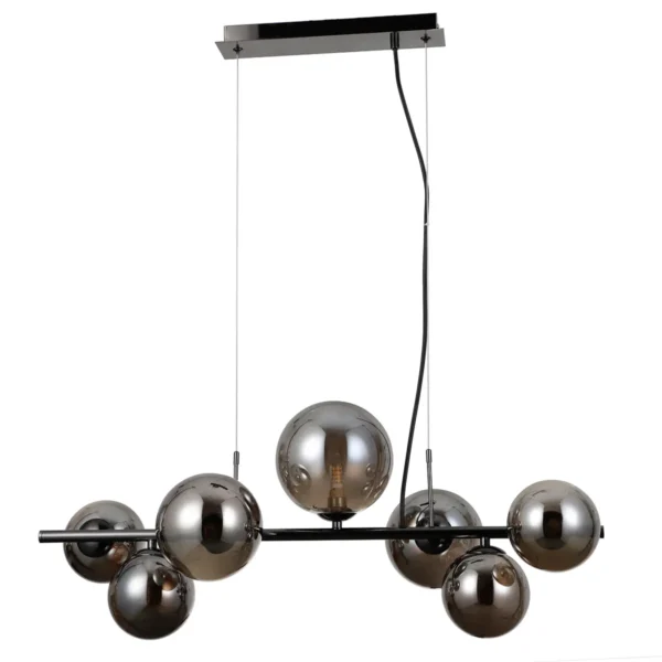 Lampa designerska wisząca Canello PND-406007-7A-BCR- Italux