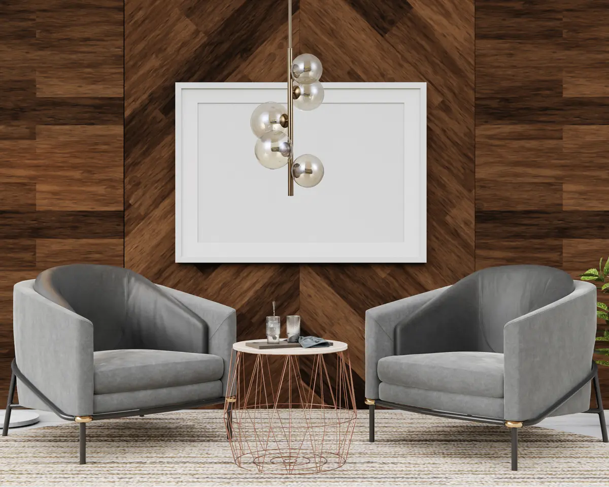 Lampa designerska wisząca Canello PND-406007-V5-HBR- Italux - obrazek 2