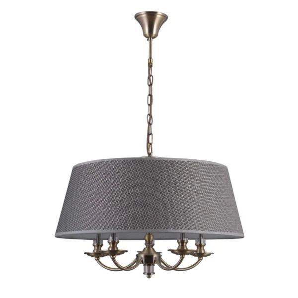Lampa wisząca abażur Zanobi PND-43272-5A - Italux