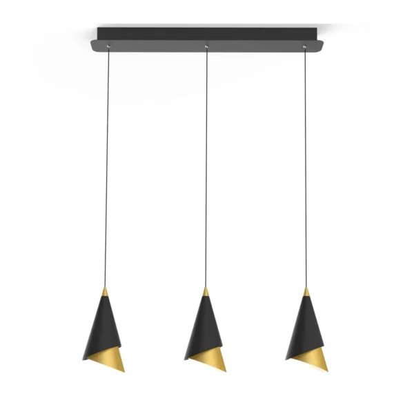 Lampa designerska wisząca Raalto PND-433128-3 - Italux