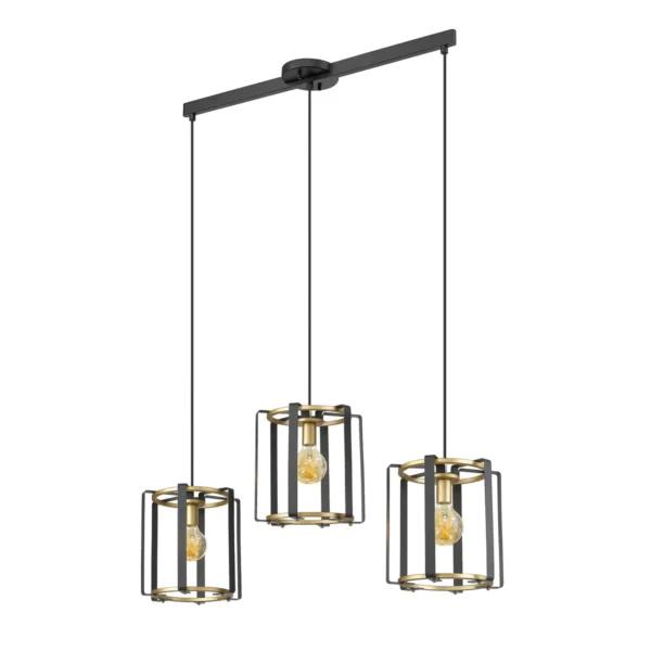 Lampa wisząca Primero PND-44003-3-BK-GD- Italux