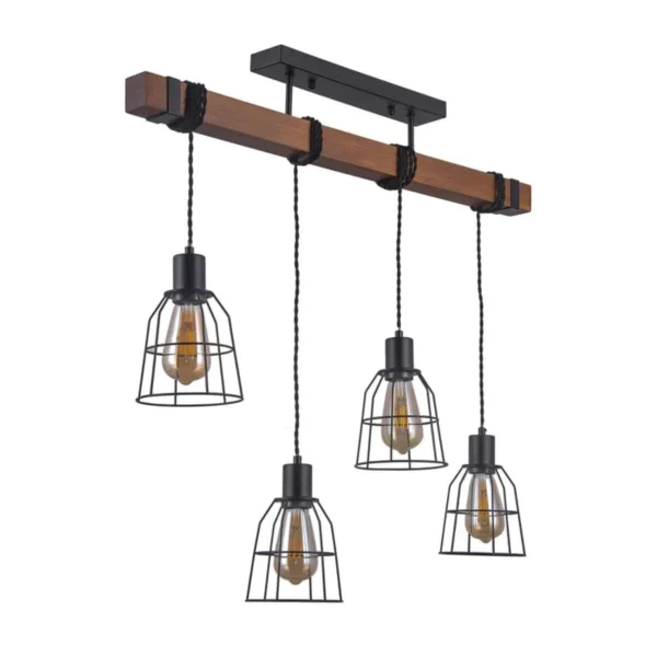 Lampa loft wisząca REDA PND-4793-4-L - Italux