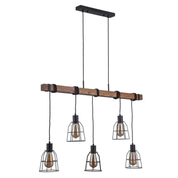Lampa loft wisząca REDA PND-4793-5-L - Italux