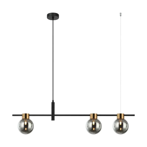 Lampa wisząca Bletter PND-5225-3-BK-SG - Italux