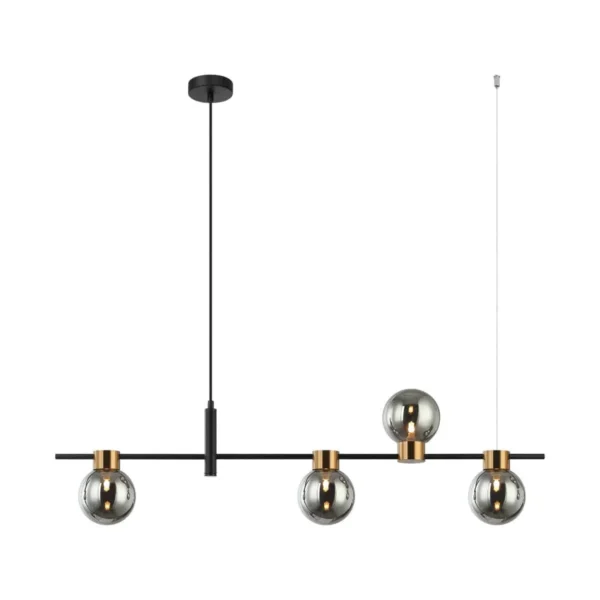 Lampa wisząca Bletter PND-5225-4-BK-SG - Italux