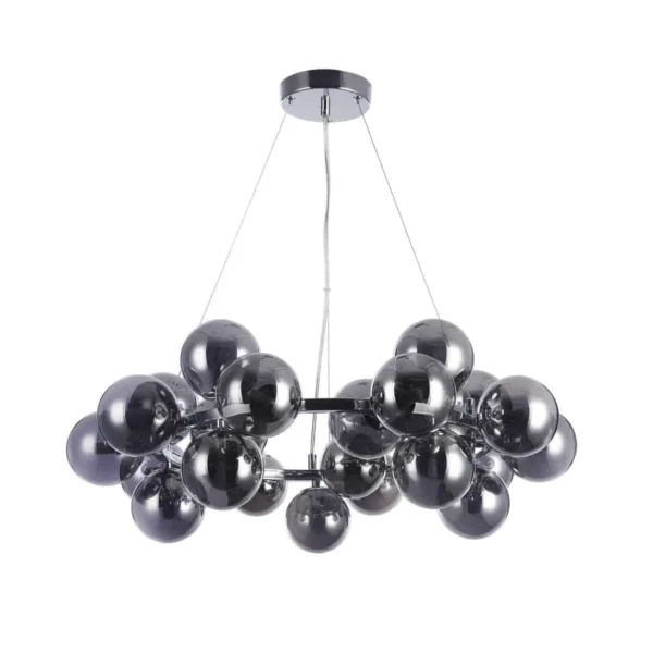 Lampa designerska wisząca CABELLA PND-5252-25-CH+SMK - Italux