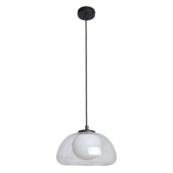 Lampa wisząca Ainale PND-54637-1-BK-CL - Italux