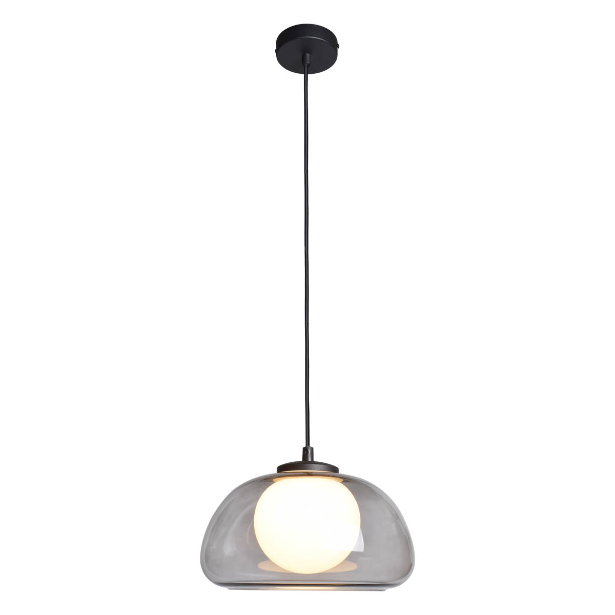 Lampa wisząca Ainale PND-54637-1-BK-SG - Italux - obrazek 4