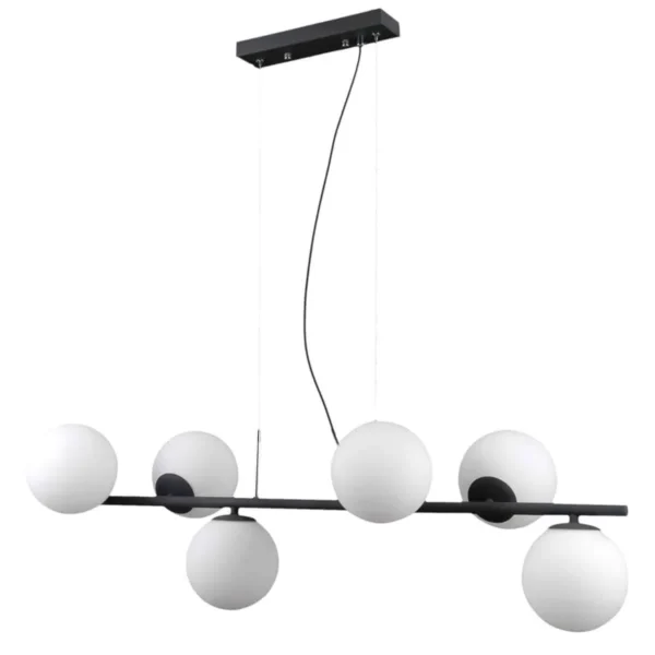 Lampa wisząca nowoczesna RADDI PND-5510-6-BK - Italux