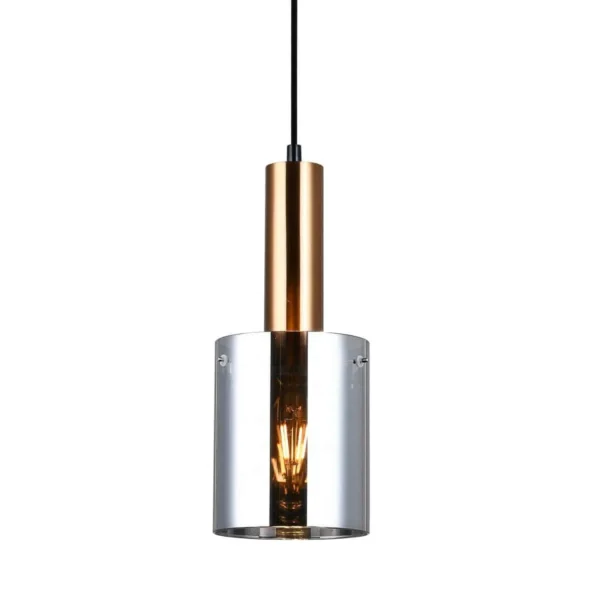 Lampa wisząca nowoczesna SARDO PND-5581-1-BRO+SG - Italux