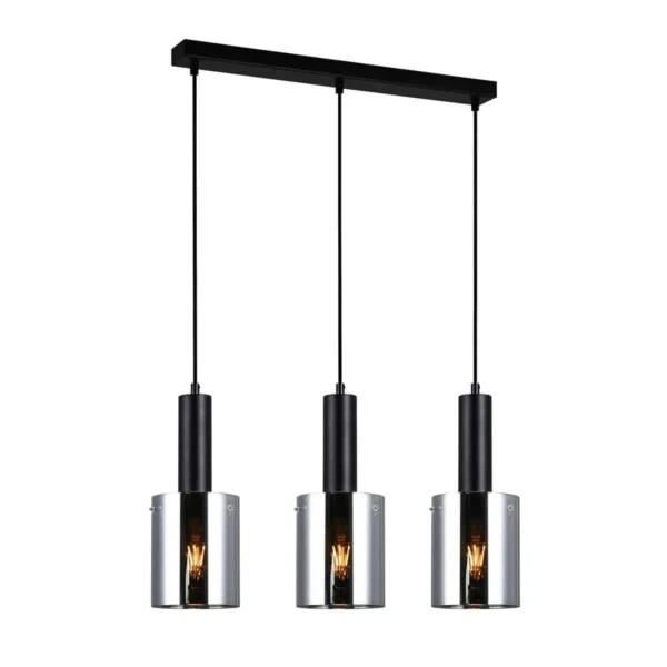 Lampa nad stół wisząca nowoczesna SARDO PND-5581-3-BK+SG - Italux