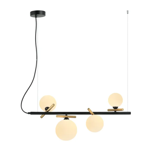 Lampa wisząca nowoczesna Reverso PND-5622-4-BK-W- Italux