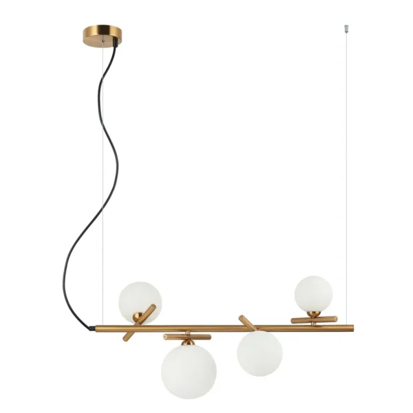 Lampa wisząca nowoczesna Reverso PND-5622-4-BRO-W- Italux