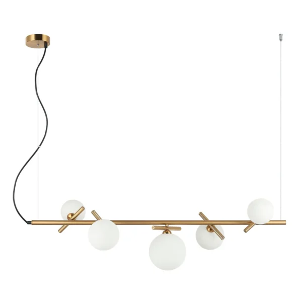 Lampa wisząca nowoczesna Reverso PND-5622-5-BRO-W- Italux