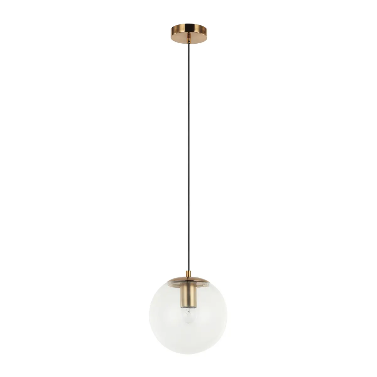 Lampa wisząca Sarpo PND-58867-1S-BK-BRO - Italux