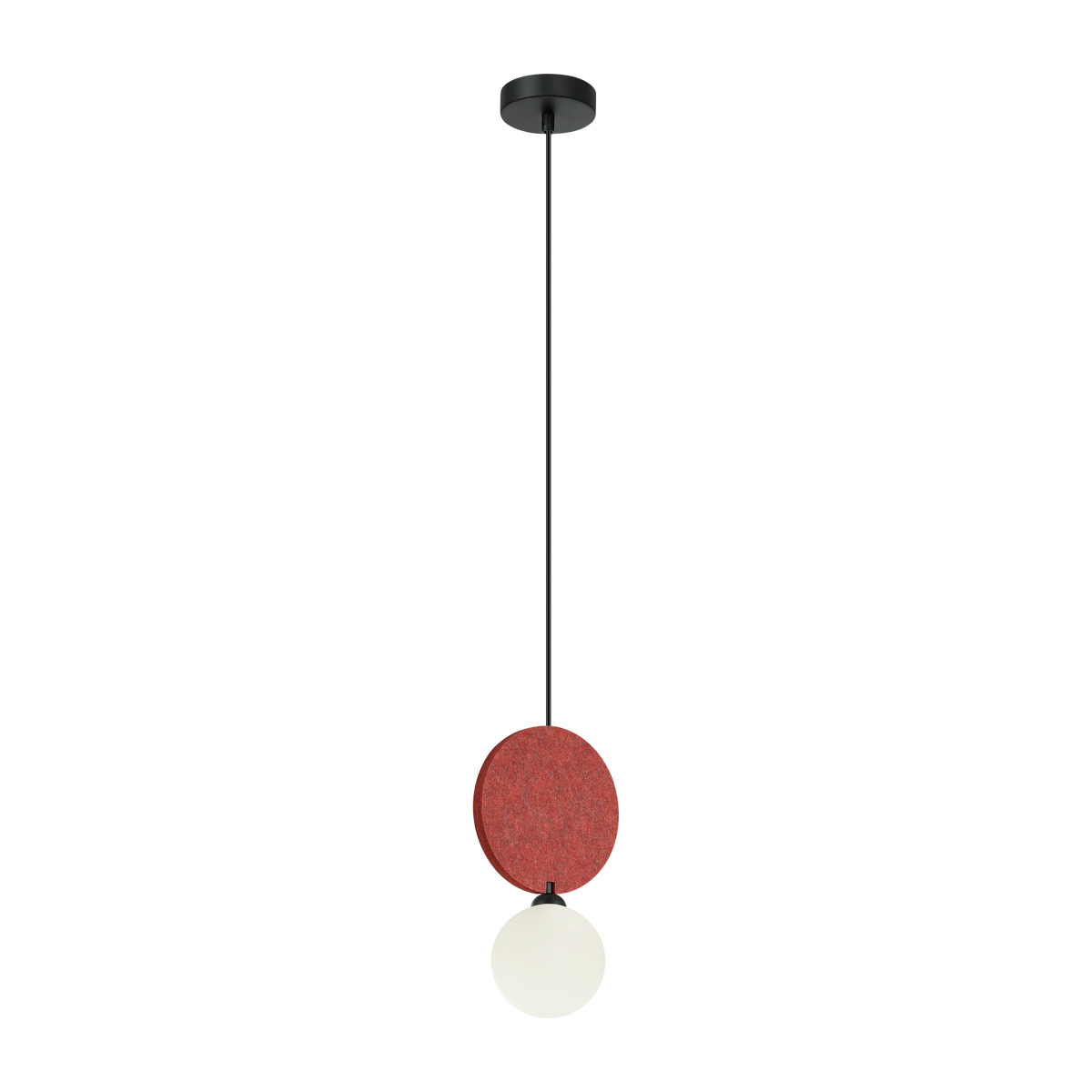Lampa wisząca Andrea PND-59779-1M-RED - Italux