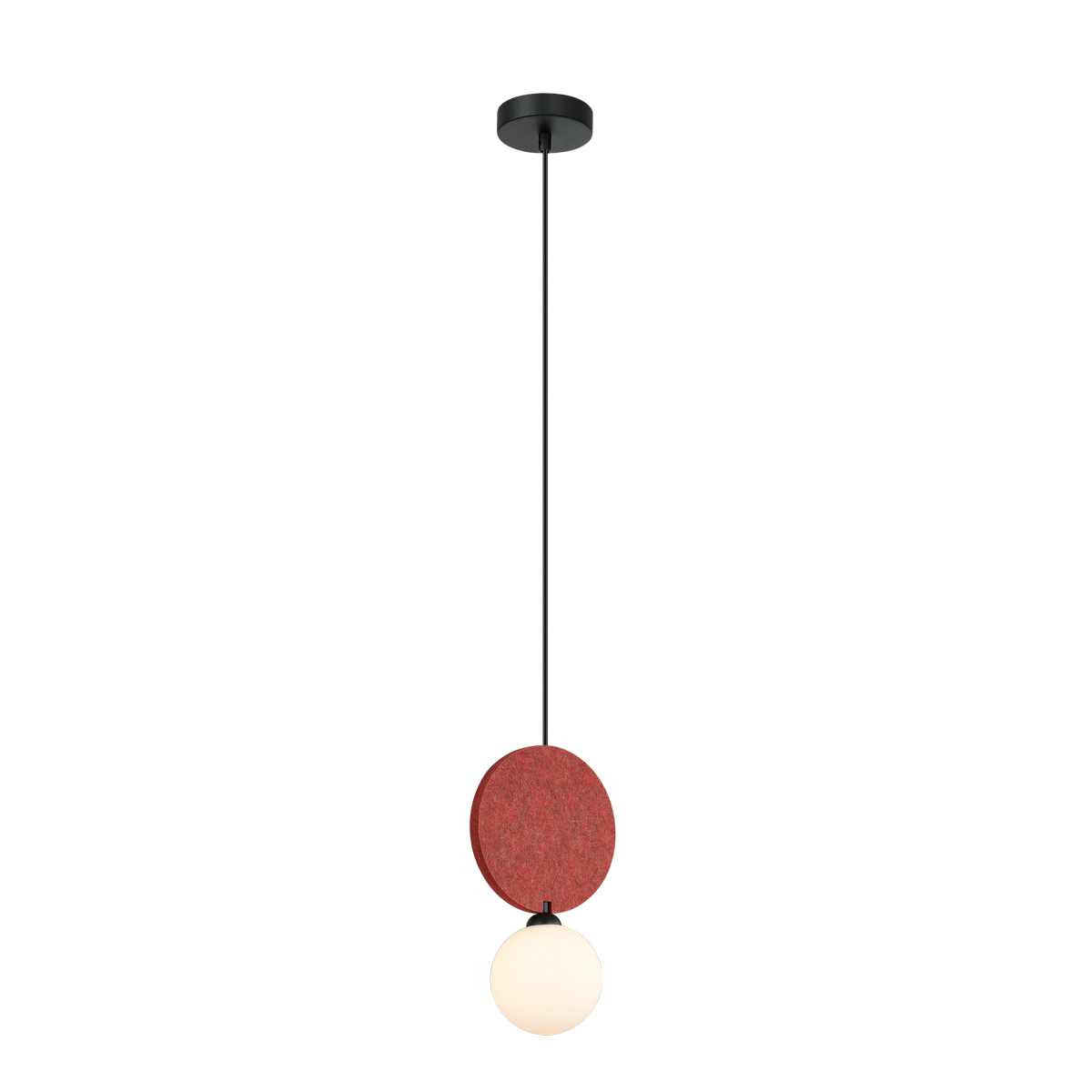 Lampa wisząca Andrea PND-59779-1M-RED - Italux - obrazek 3