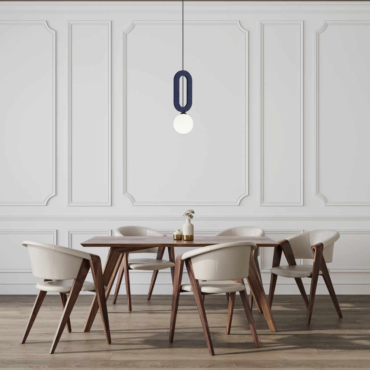 Lampa wisząca Masso PND-59839-1-BLU - Italux - obrazek 2