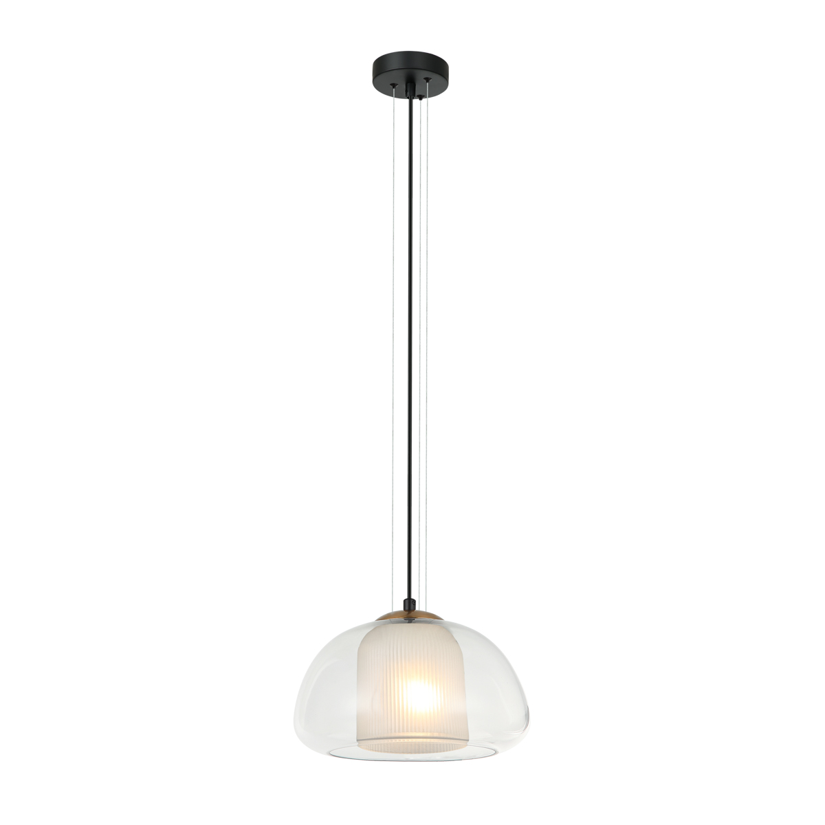 Lampa wisząca Feder PND-61001A-BK - Italux - obrazek 3