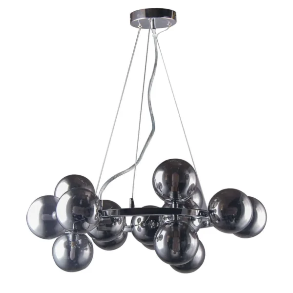Lampa loft wisząca Marbelio PND-6161-15 CH+SM chrom – Italux
