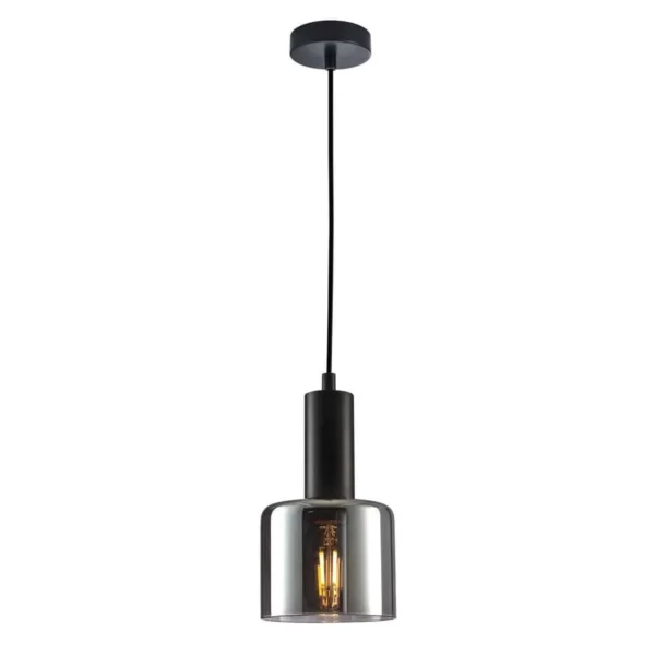 Lampa loft wisząca SANTIA PND-65342-1-BK+SG - Italux