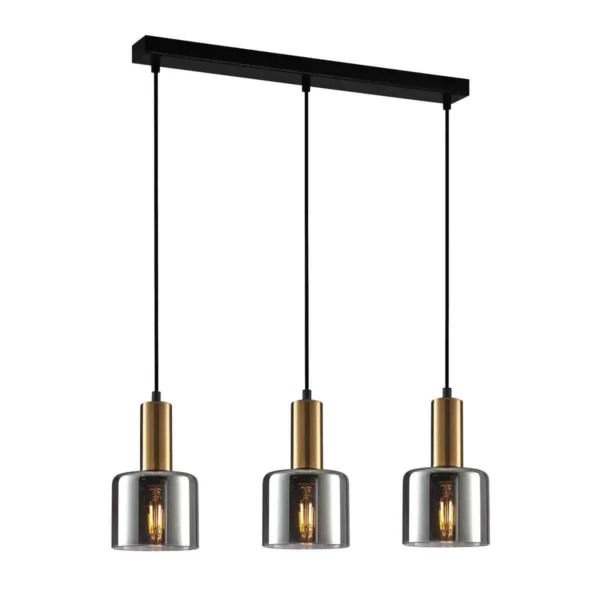 Lampa loft wisząca SANTIA PND-65342-3-BRO+SG - Italux