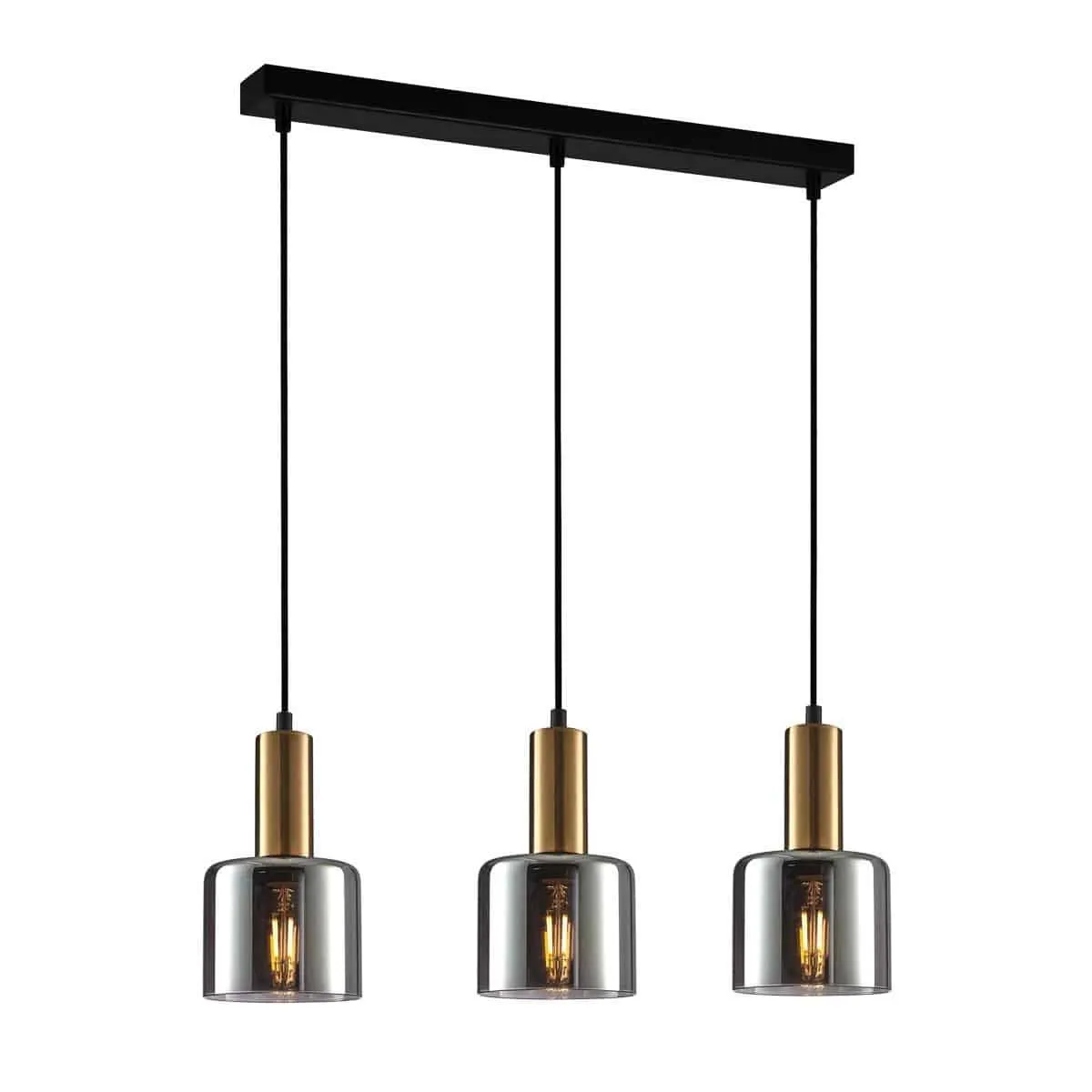 Lampa loft wisząca SANTIA PND-65342-3-BRO+SG - Italux