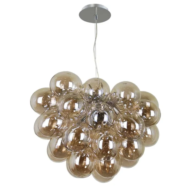 Lampa designerska wisząca BENTO PND-7273-S-8-CGN - Italux
