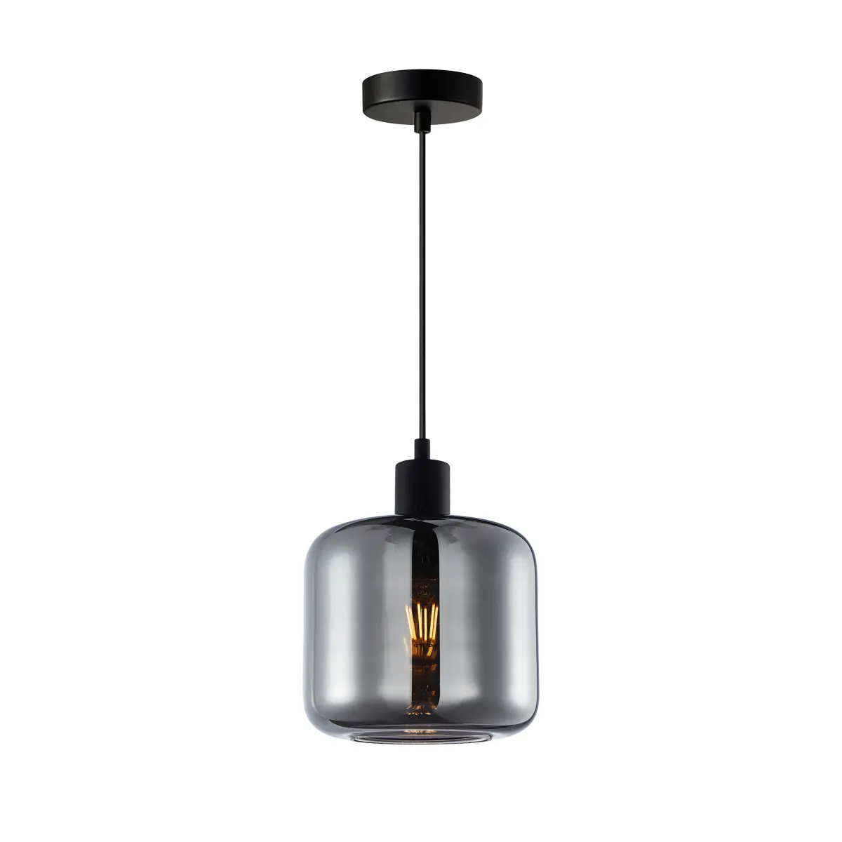 Lampa wisząca Maluna PND-74920-1-BK-SG - Italux - obrazek 2