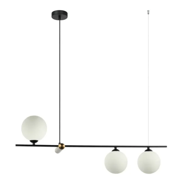 Lampa stylowa wisząca BARLETTA PND-76540-3-BK - Italux