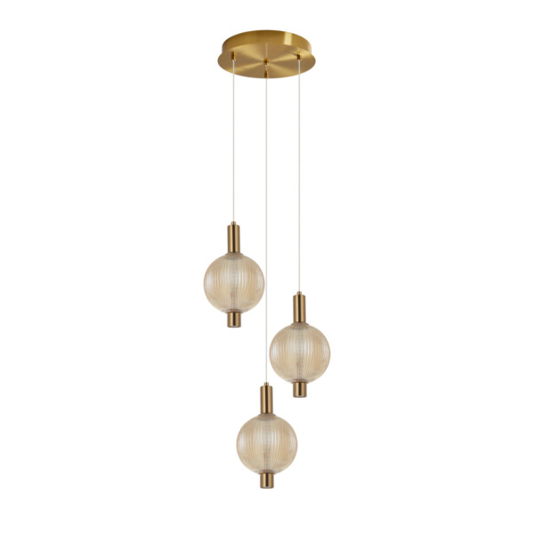 Lampa wisząca Lenti PND-83631-3-AB-AMB - Italux