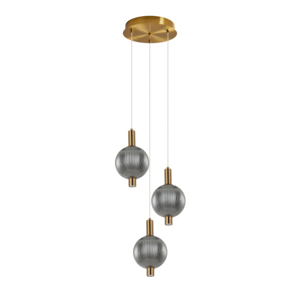 Lampa wisząca Lenti PND-83631-3-BRO-SG - Italux