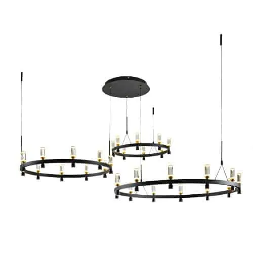 Lampa stylowa wisząca nowoczesna Almelo PND-83812-60 - Italux
