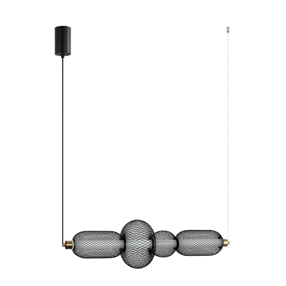 Lampa wisząca Marco PND-84283-4-BK - Italux - obrazek 2