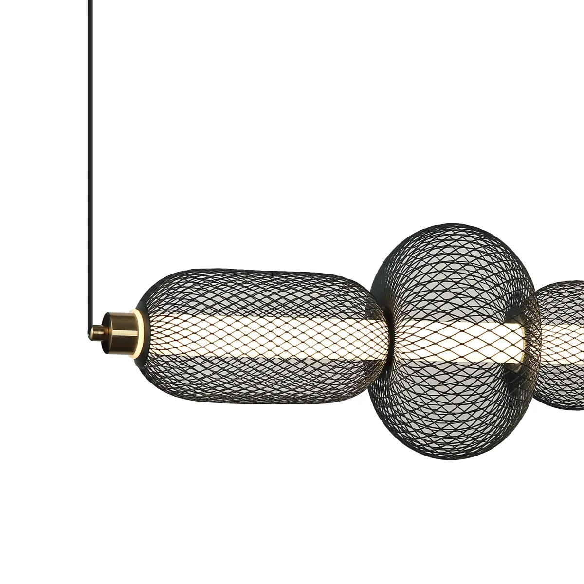 Lampa wisząca Marco PND-84283-4-BK - Italux - obrazek 3