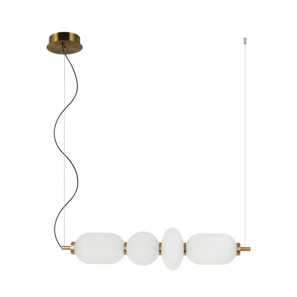 Lampa wisząca Nico PND-8545-4H-AB-WH - Italux