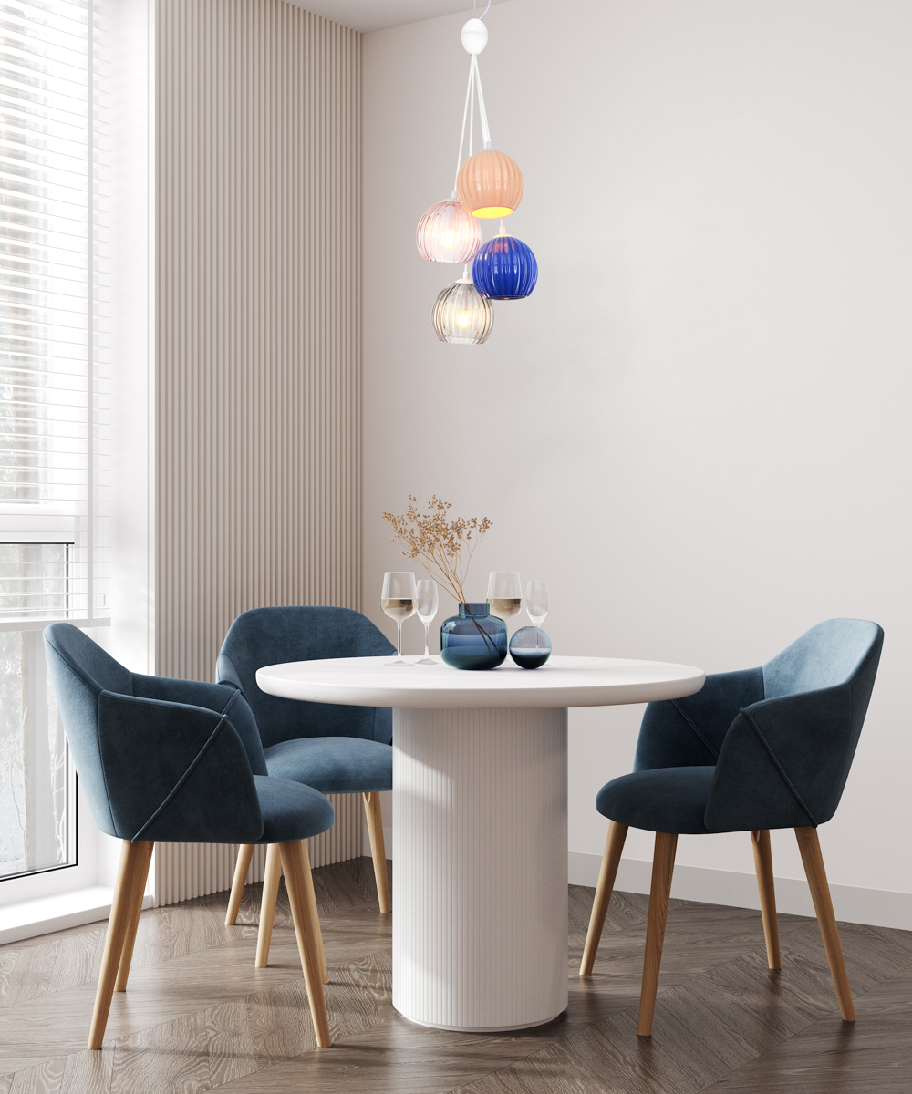 Lampa wisząca Cases PND-94794-4A-MLTI - Italux - obrazek 2