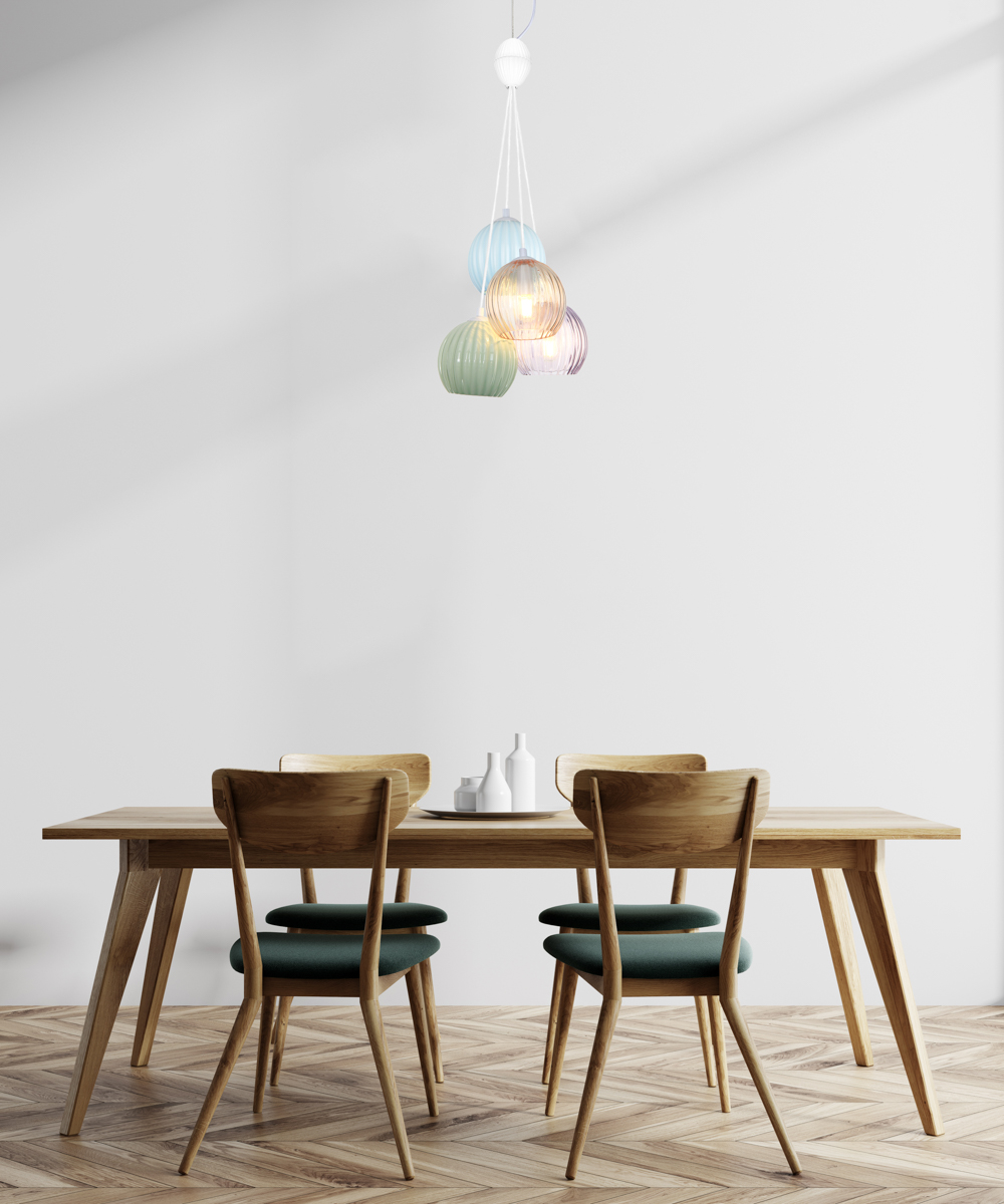 Lampa wisząca Cases PND-94794-4B-MLTI - Italux - obrazek 2