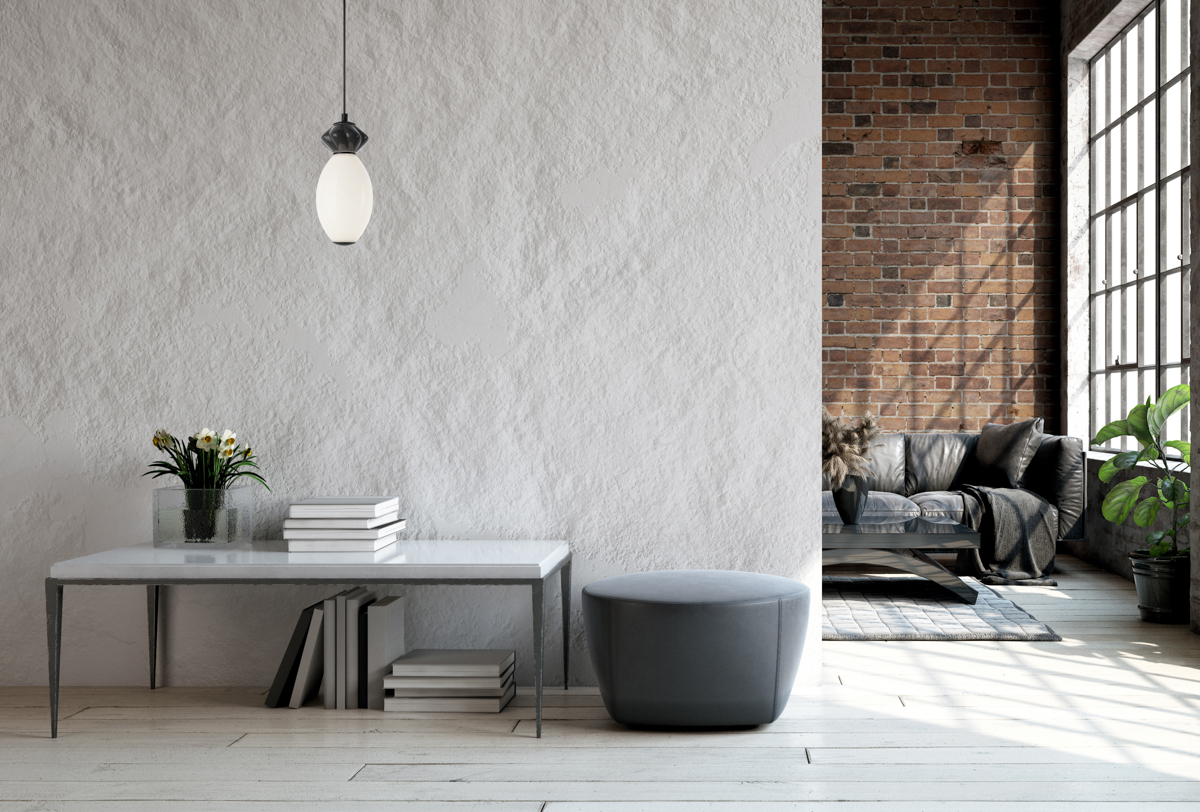 Lampa wisząca Balos PND-94921-1B-BK - Italux - obrazek 2