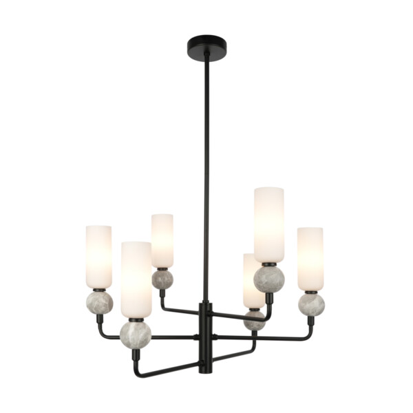 Lampa wisząca Santos PND-95331-6-BK - Italux
