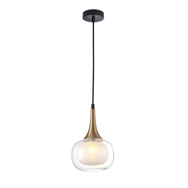 Lampa stylowa wisząca Konila PND-99709-1-BRO-CL - Italux